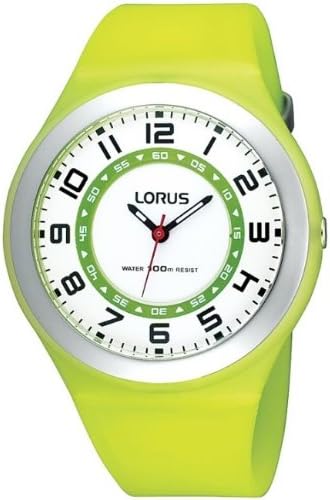 Lorus R2391FX9 Unisex Analogue Green Resin Strap Watch