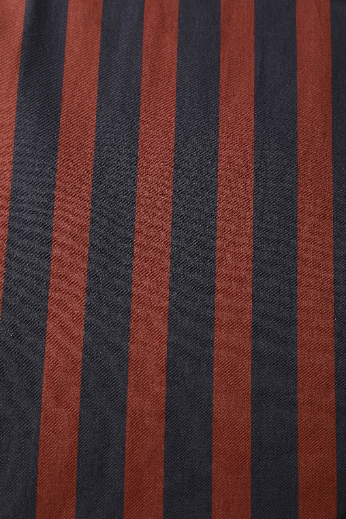 Mabel Rockabilly Striped Shirt Dress In Burgundy