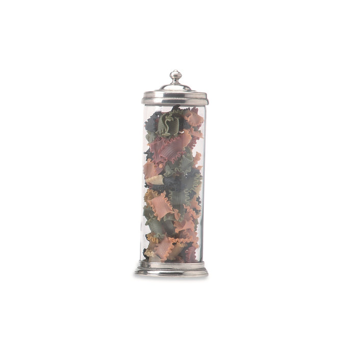 Match Pewter Glass Canisters