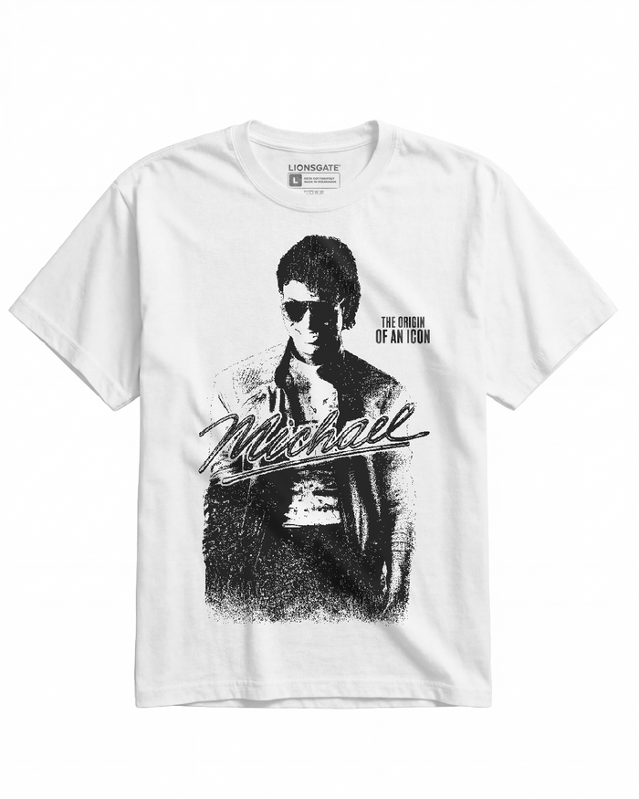 Michael Poster Tee - White