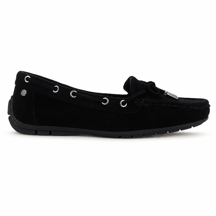 Mocasin Negro Mujer Casual Chalada Nautico Chalada