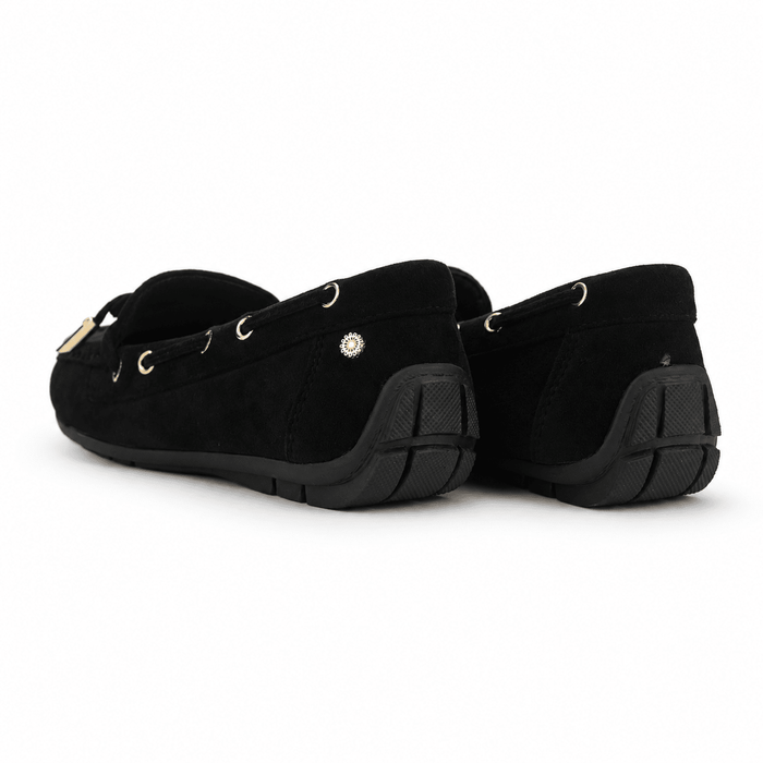Mocasin Negro Mujer Casual Chalada Nautico Chalada