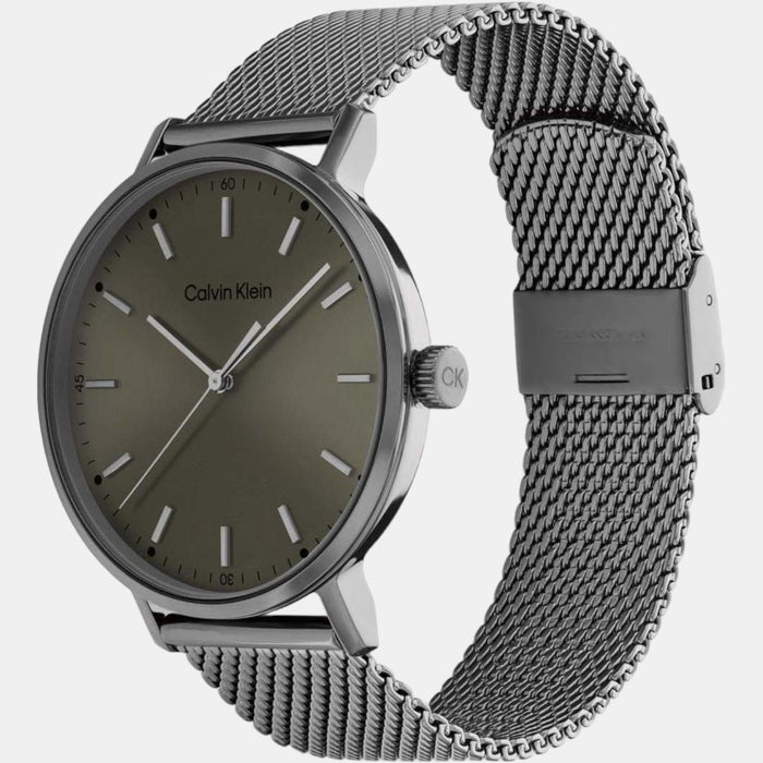 Calvin Klein Men Round Green watch