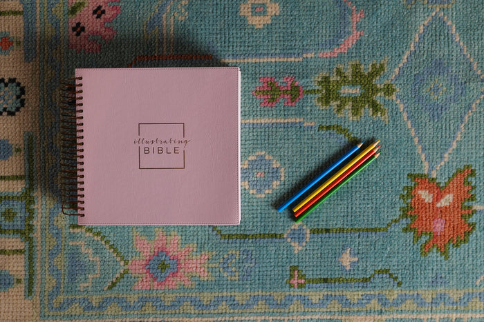 NIV, Spiral-bound Illustrating Bible, Leathersoft Spiral, Pink: Draw, Write, and Reflect Your Way Through Scripture