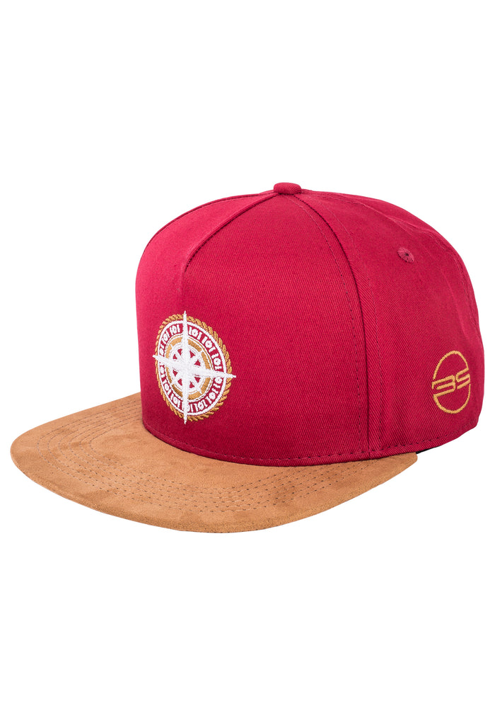 Blackskies-North-Star-Snapback-Cap-Red