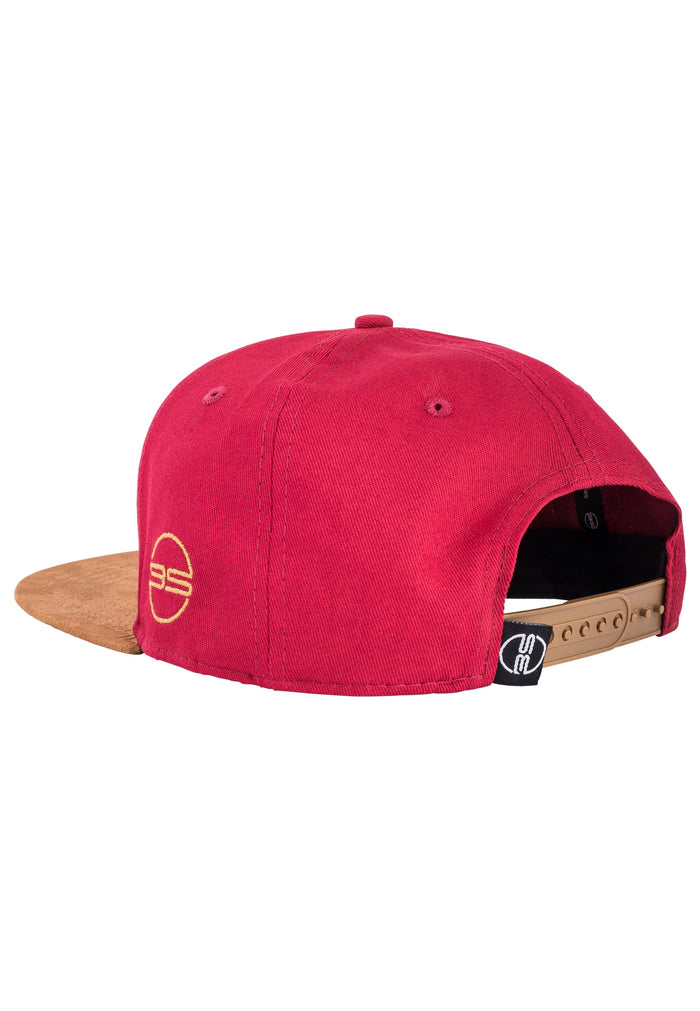 Blackskies-North-Star-Snapback-Cap-Red-Back