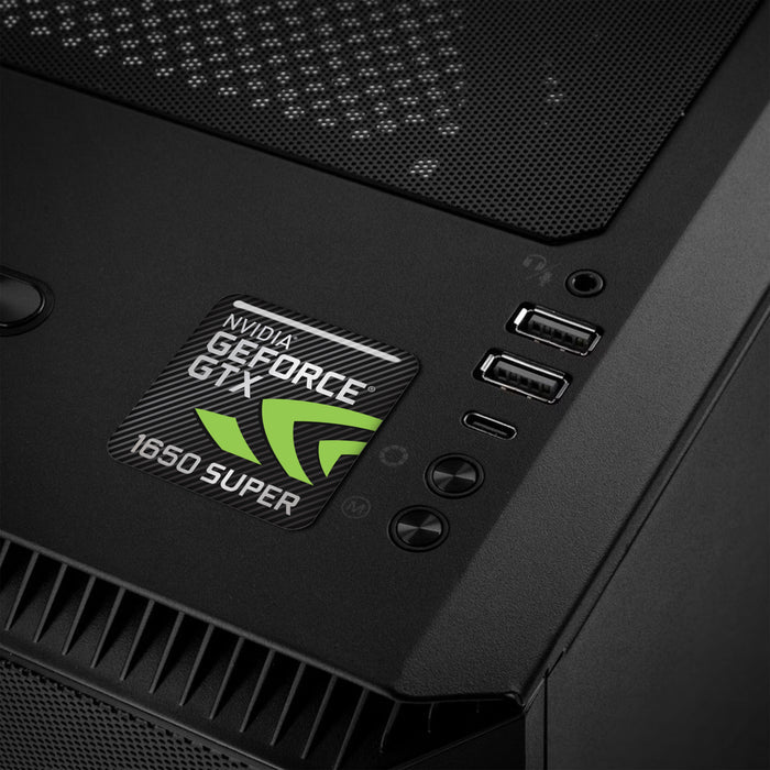 nVidia GeForce GTX 1650 Super 1"x1" Chrome Effect Domed Case Badge / Sticker Logo