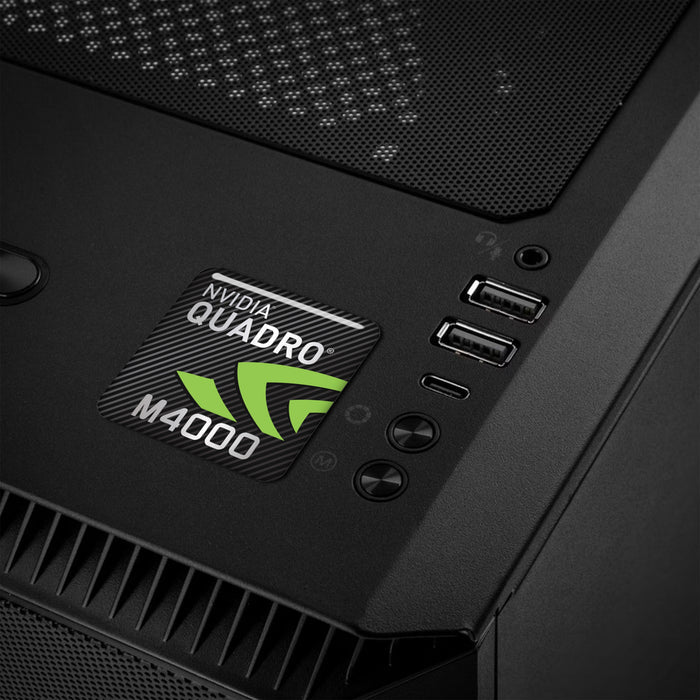 nVidia Quadro M4000 1"x1" Chrome Effect Domed Case Badge / Sticker Logo