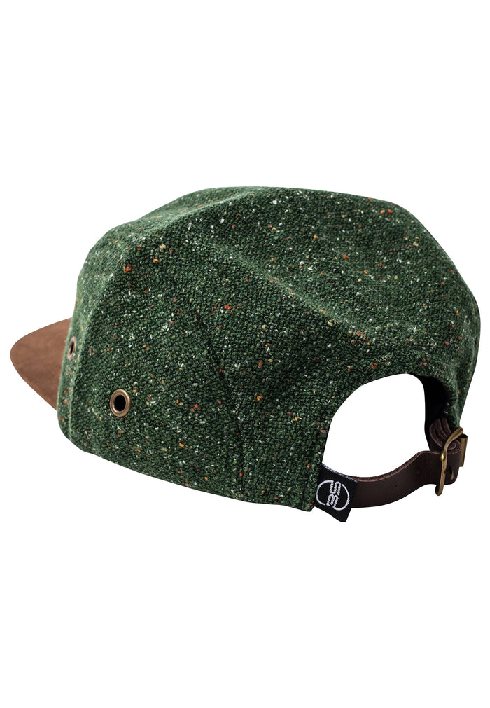 Blackskies-Obsidian-5-Panel-Hat-Green-Brown-Strap