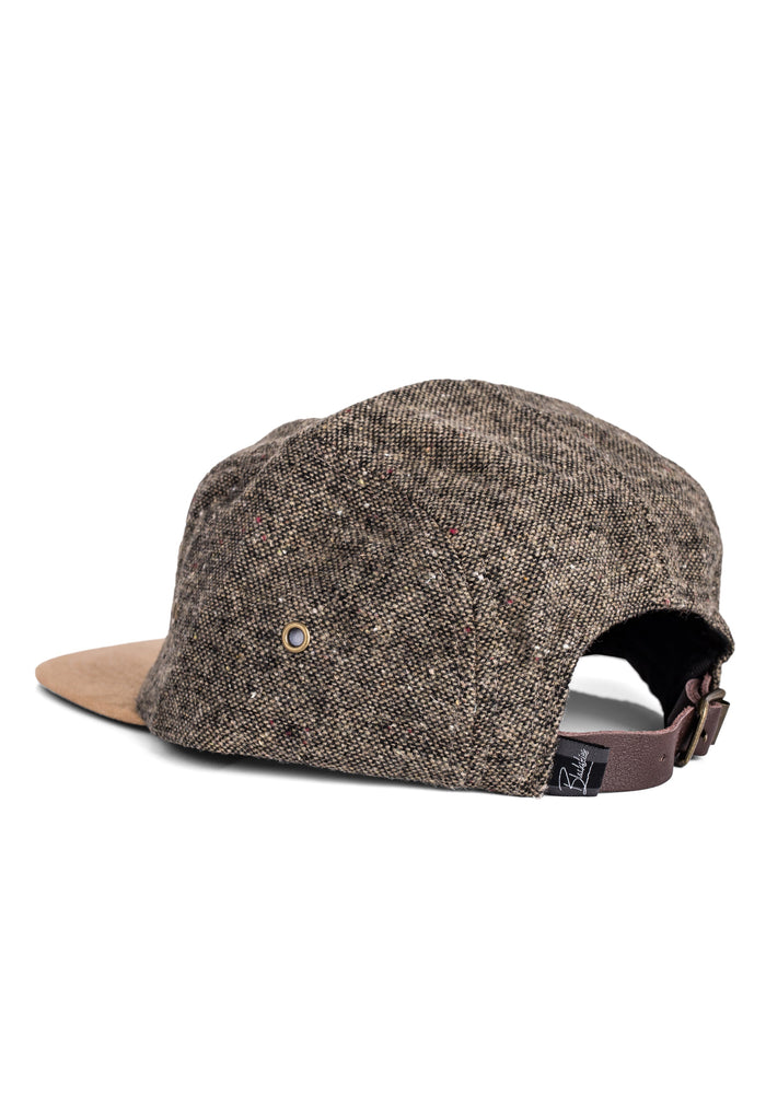 Blackskies-Obsidian-5-Panel-Hat-Beige-Brown-Strap