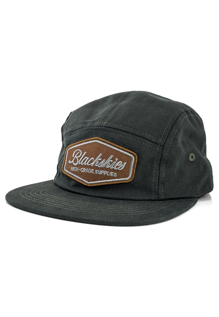 Blackskies-Oasis-5-Panel-Hat-Forest-Green