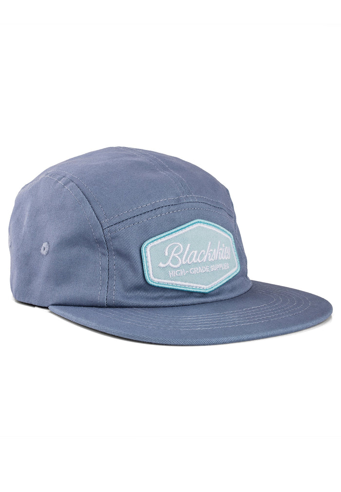 Blackskies-Oasis-5-Panel-Hat-Iceblue-Side