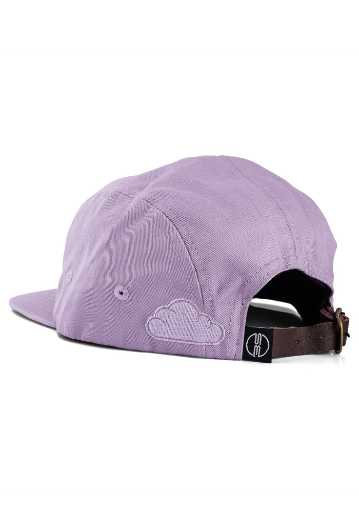 Blackskies-Oasis-5-Panel-Hat-Lilac-Strap
