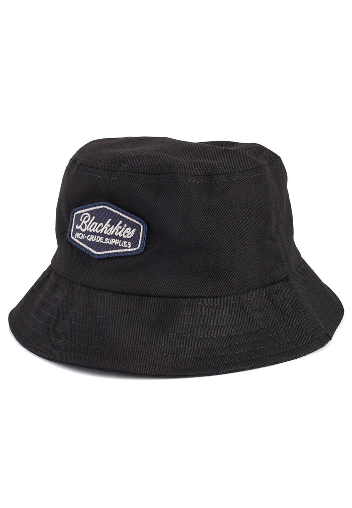 Blackskies-Oasis-Bucket-Hat-Black-Navy-Blue-Fisher-Hat-Bob-Side-2