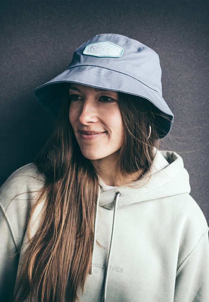 Blackskies-Oasis-Bucket-Hat-Ice-Blue-Fisher-Hat-Bob-Lovely-Model