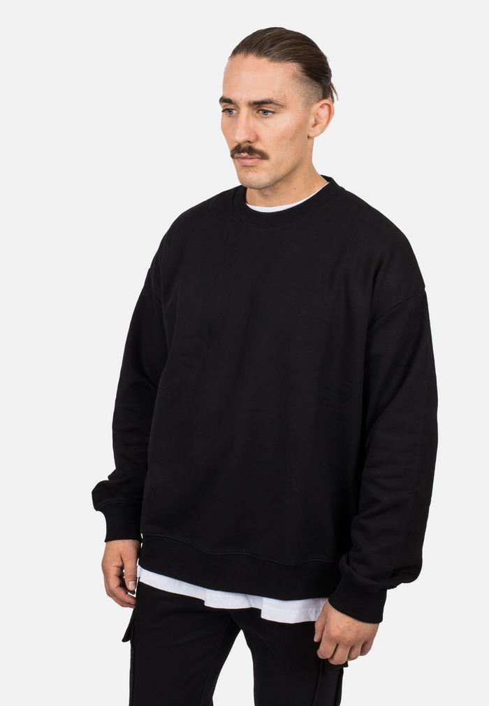 Blackskies-Unisex-Oversized-Heavyweight-Crewneck-Sweater-Black-Male-1