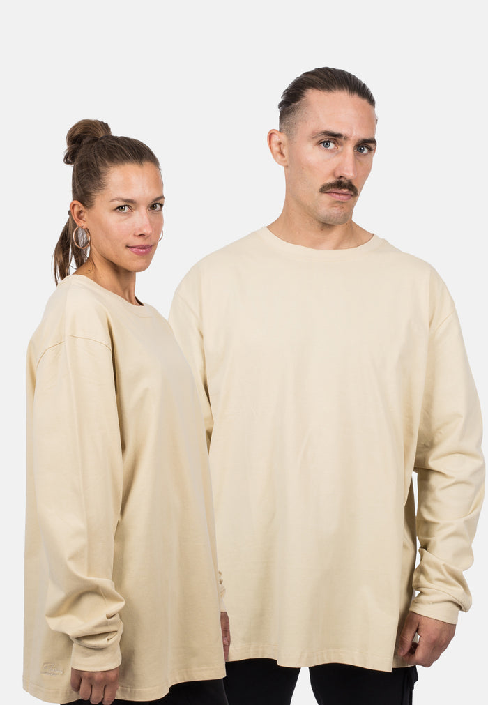 Blackskies-Unisex-Oversized-Long-Sleeve-Shirt-Sand-Male-Female