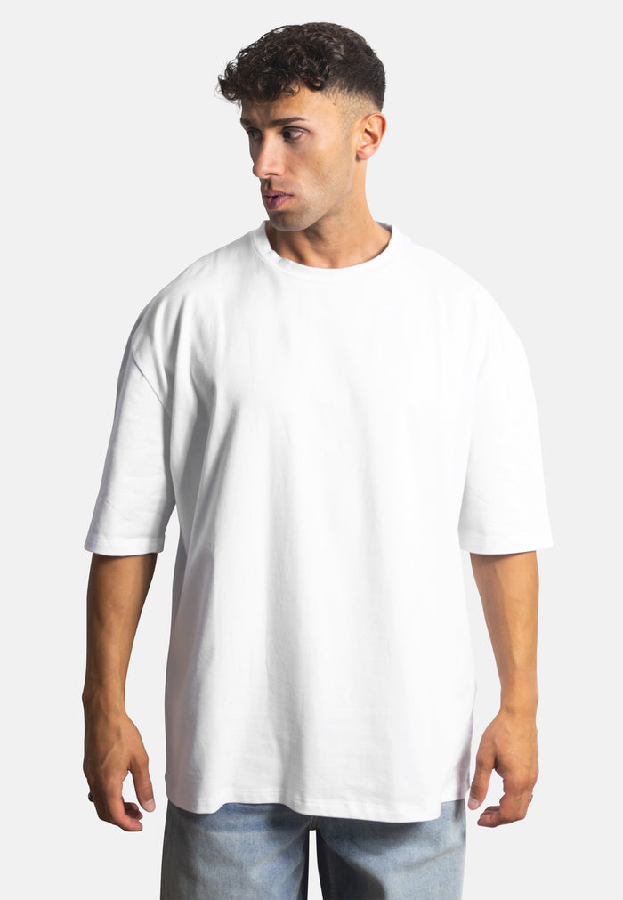 Blackskies-Basic-Oversized-T-Shirt-White-Men-Model-2