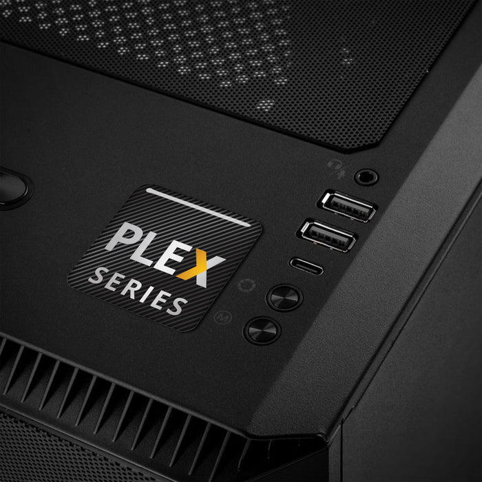 Plex Series 1"x1" Chrome Effect Domed Case Badge / Sticker Logo