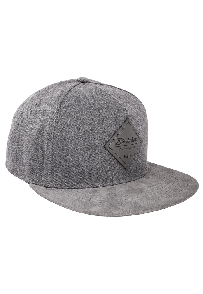 Blackskies-Port-Angeles-Snapback-Cap-Grey-Side