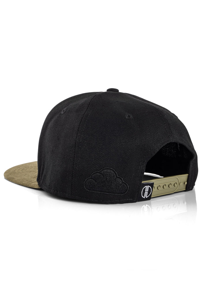 Blackskies-Port-Huron-Snapback-Cap-Black-Olive-Baseball-Hat-Mens-Adjustable-Strap