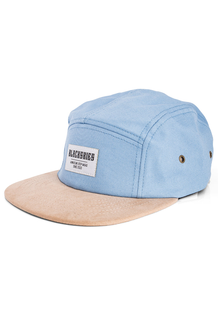 Blackskies-Port-St-Lucie-5-Panel-Cap-Hat-Light-Blue-Pale-Pastell-Front