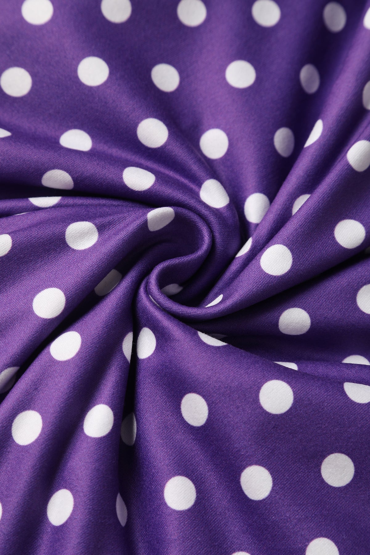 Matilda Purple Polka Dot Wrap Dress