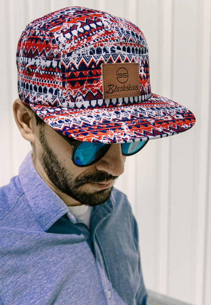 Blackskies-Quetzalcoatl-5-Panel-Cap-Hat-Aztec-Surfer-Five