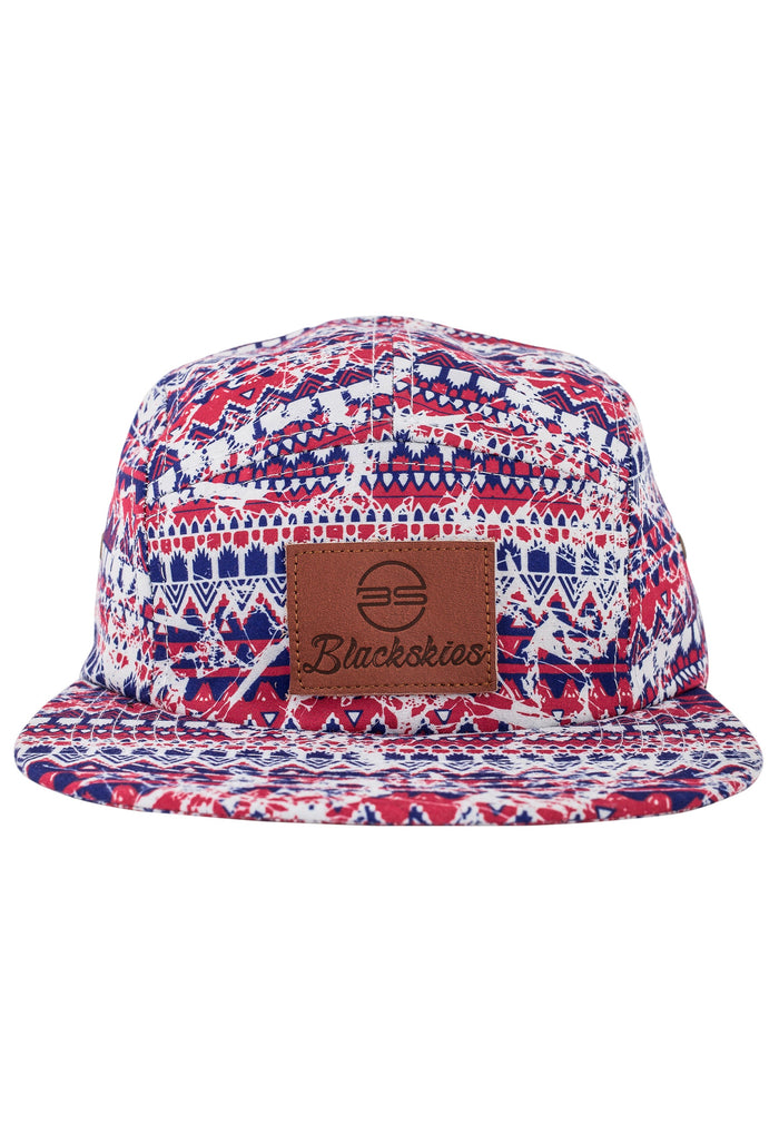 Blackskies-Quetzacotl-5-Panel-Cap-Aztec-Front