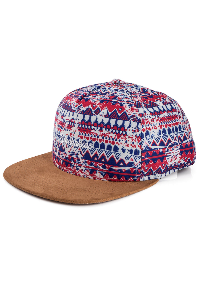 Blackskies Quetzalcoatl Snapback Cap Native Aztec Print Pattern