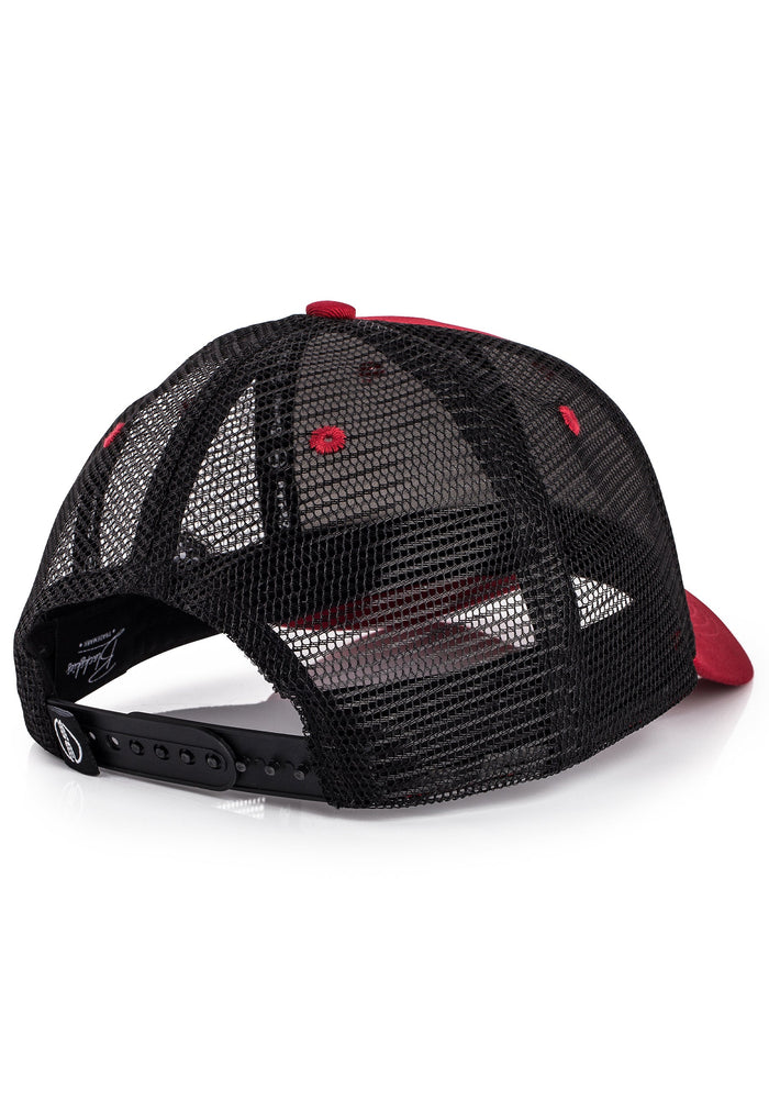 Blackskies-Razor-Baseball-Hat-Maroon-Black-Maroon-Snapback-Trucker-Mesh-Snap