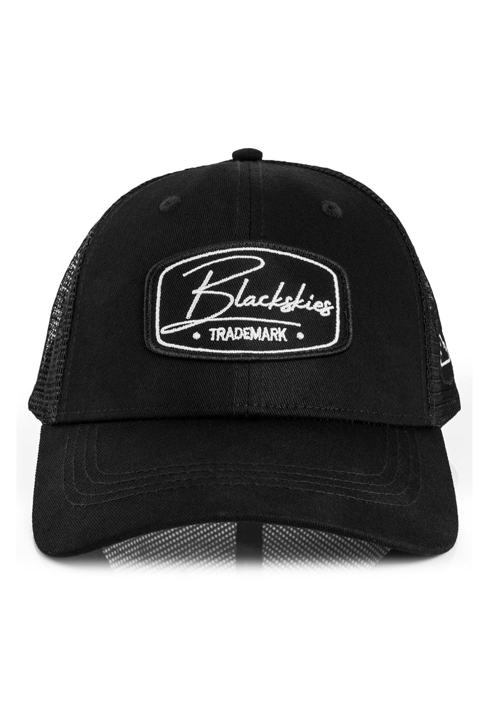 Blackskies-Razor-Baseball-Cap-Trucker-Hat-Black-Black-Mesh-Front-Specs