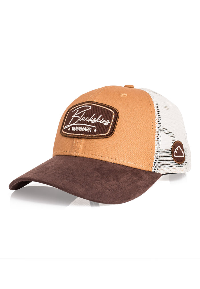 Blackskies-Race-Baseball-Cap-Brown-Beige-Brown-2