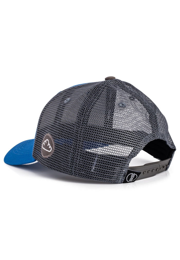 Blackskies Razor Trucker Hat Cap Baseball Blue Grey Mens Mesh Back Snap
