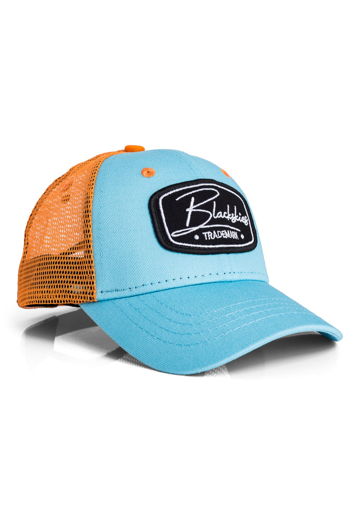 Blackskies-Race-Baseball-Kids-Cap-Kids-Light-Blue-Orange-3