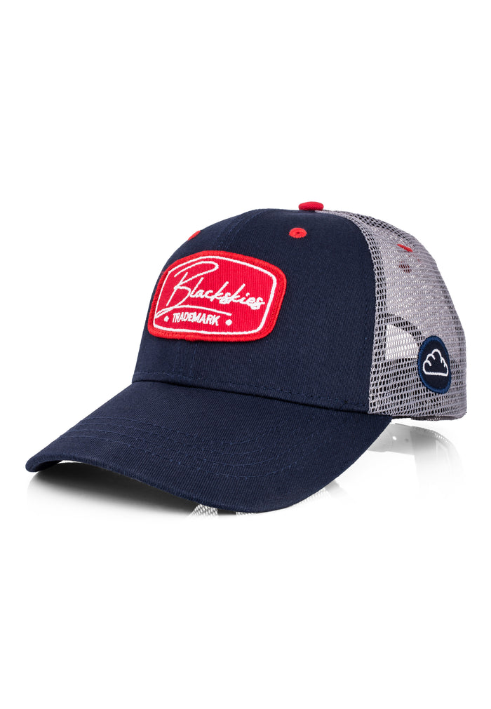 Blackskies-Race-Baseball-Cap-Navy-Grey-Red