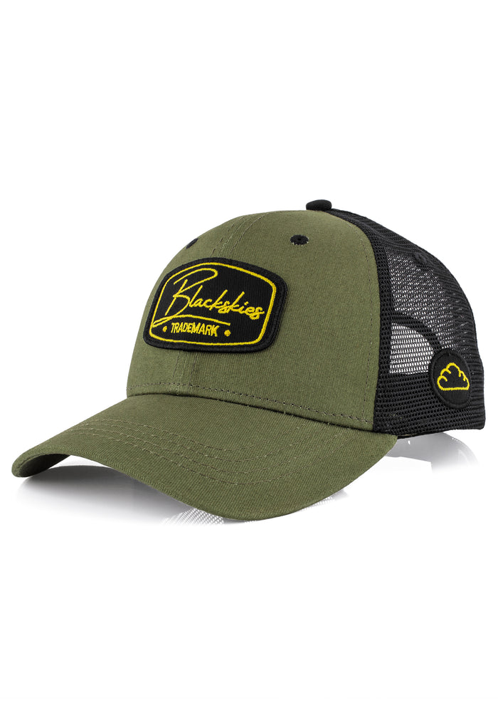 Blackskies-Race-Baseball-Cap-Olive-Black-Olive-2
