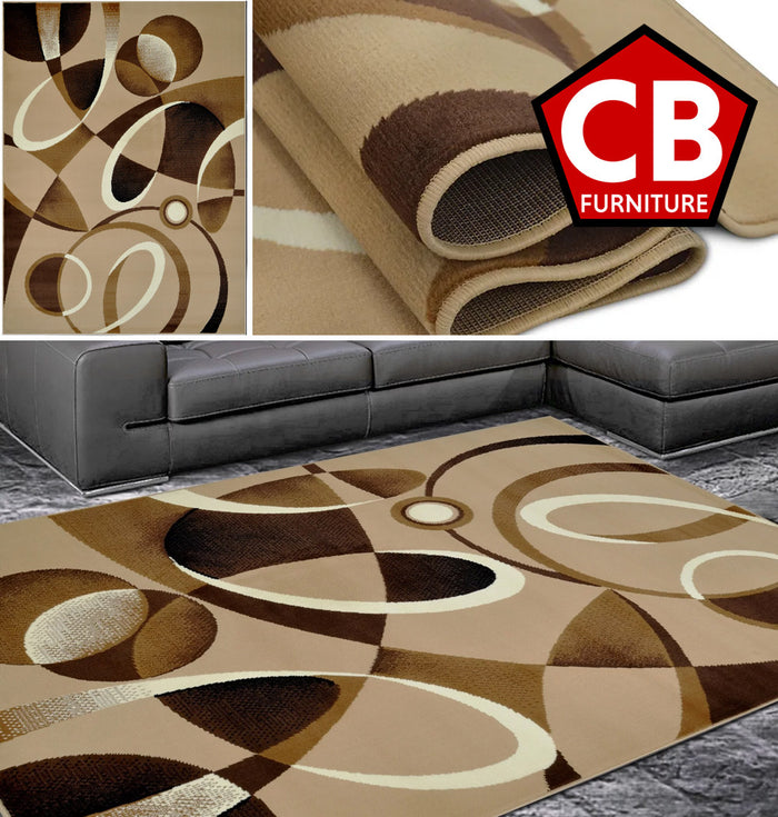 RENAURD Mocha  5' x 7' Area Rug