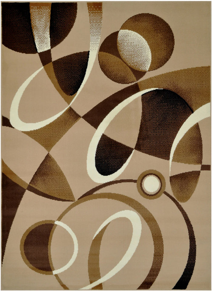 RENAURD Mocha  5' x 7' Area Rug
