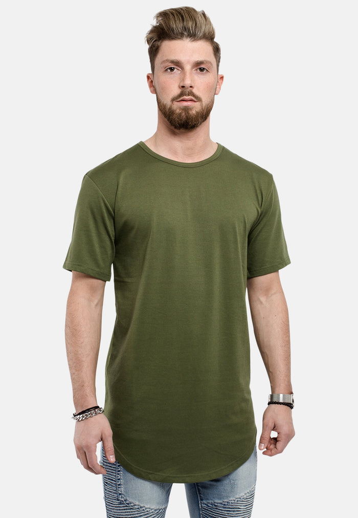 Oversized-Round-T-Shirt-Olive-Front