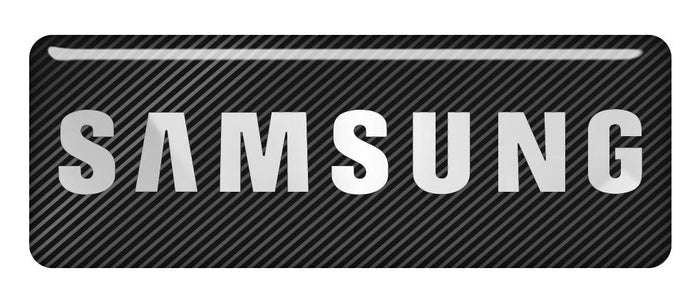 Samsung 2.75"x1" Chrome Effect Domed Case Badge / Sticker Logo