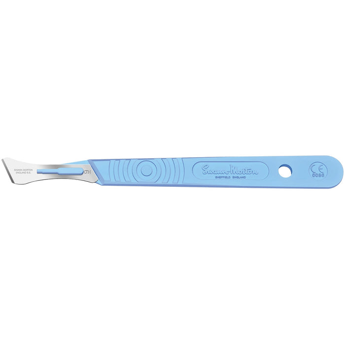 Sterile Disposable Scalpel No.9 Blade with Polystyrene Handle x 10