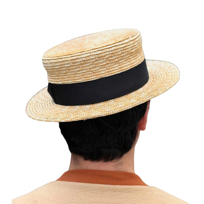 Straw Boater Hat
