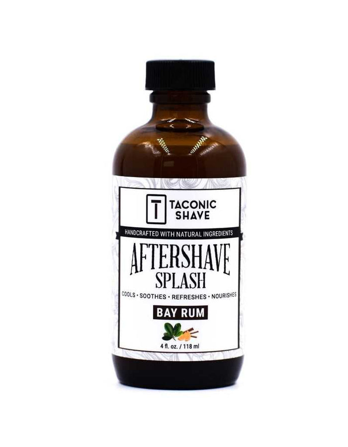 Taconic Bay Rum Aftershave Splash bottle for personal grooming