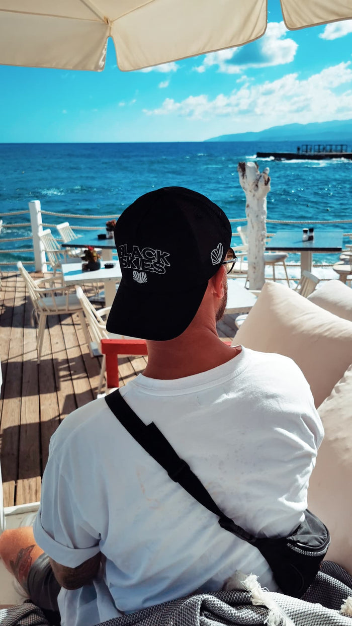 Blackskies-Team-Baseball-Cap-Black-Grey-Model