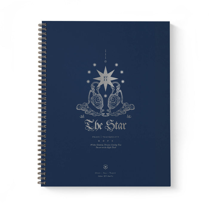 The Star Spiral Notebook Daily Tarot Card Journal Eleish Van Breems Home