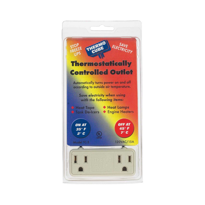 Thermo Cube Thermostatically Controlled Outlet - Pittsboro Feed