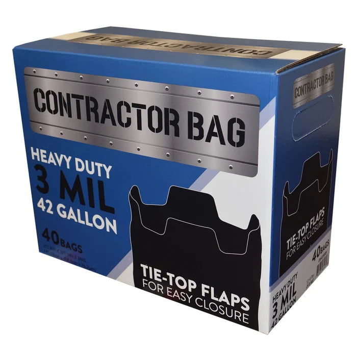 TRASHBAG/ Heavy Duty/ 32"X50"/ 3MIL/ 40 CT/ ITEM # CB4230XK