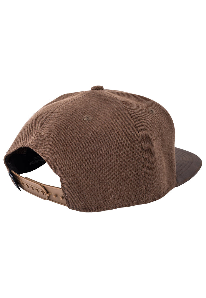 Blackskies-Vanguard-Snapback-Cap-Brown-Baseball-Hat-Back