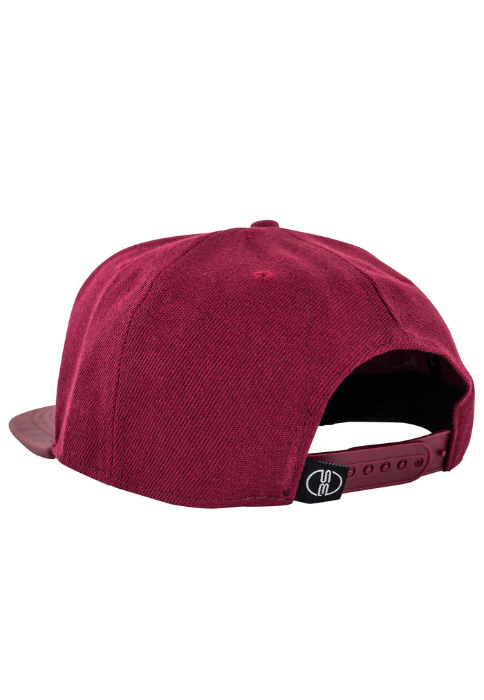 Blackskies-Vanguard-Snapback-Cap-Burgundy-Back